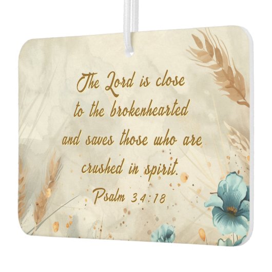 詩篇34:18主は心の兄弟なる聖書に近い カーエアーフレッシュナー (左)