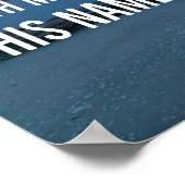 詩篇34:1-3わたしは常賛美に主主を行う ポスター (角)