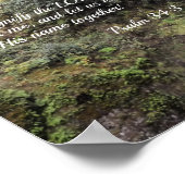 詩篇34:3ああ、わたしとともに主を拡大しなさい ポスター (角)