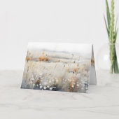 詩篇34:4聖書と引用文感動的クリスチャン カード (裏面)