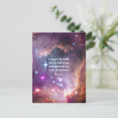 詩篇34:4 ポストカード (スタンド正面)