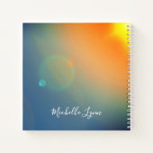 詩篇34:5彼を仰ぐ者は輝く聖書である ノートブック (裏面)