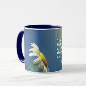 詩篇34:5彼を仰ぐ者は輝く聖書である マグカップ (正面左)