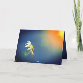 詩篇34:5 彼を見つめる者は輝く 聖書 カード (裏面)