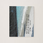 詩篇34:8主が良いことを見て味わい… ジグソーパズル (縦)