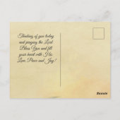 詩篇36:7 あなたの変わらぬ愛はいかに尊いことか ポストカード (裏面)