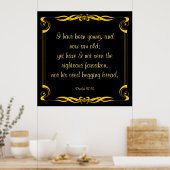 詩篇37:25 ポスター (キッチン)