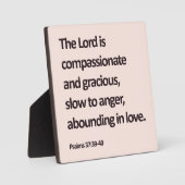 詩篇37:39-40 フォトプラーク (正面)