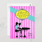 詩篇37:4クリスチャンの中で自分自身を喜ばせる ポストカード (正面/裏面)