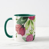 詩篇37:4主クローバーで自分自身を喜ばせる マグカップ (左)