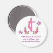 詩篇37:4 マグネット (正面/裏面)