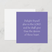 詩篇37:4 招待状 (正面/裏面)