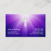 詩篇37; 4-5 – クリスチャン 名刺 (正面)