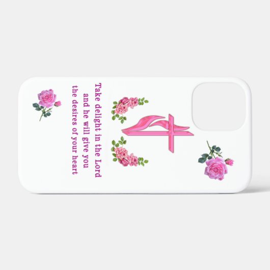 詩篇37:4 Case-Mate iPhoneケース (裏面 (横))