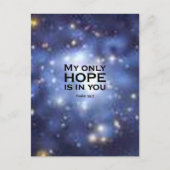 詩篇39:7 ポストカード (正面)