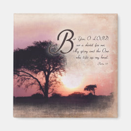 詩篇3:3 /聖書の聖句勇気付けられる マグネット