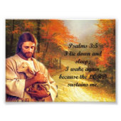 詩篇3:5 フォトプリント            (正面)