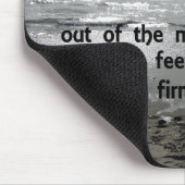 詩篇40:2彼はぬるぬるぬるした穴から私を引き上げた マウスパッド (コーナー)