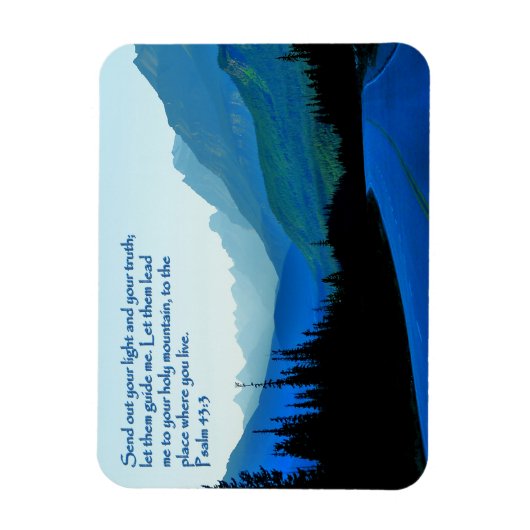 詩篇43:3の霊感 マグネット (縦)