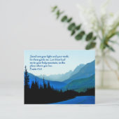 詩篇43:3 感動的 ポストカード (スタンド正面)