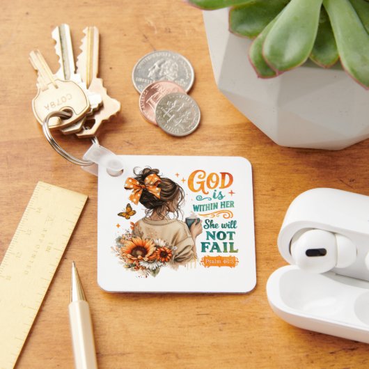 詩篇46時5分… キーホルダー (デスク)