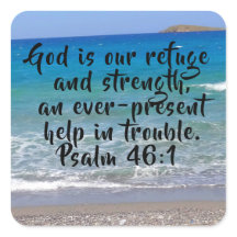 詩篇46:1ビーチカスタム聖句