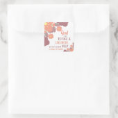 詩篇46:1神は我々の皈依と力である。.... スクエアシール (バッグ)