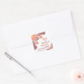 詩篇46:1神は我々の皈依と力である。.... スクエアシール (封筒)