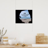 詩篇46:1神は我々の皈依と力である… ポスター (キッチン)