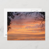 詩篇46:1神は我々の皈依と力である… ポストカード (正面/裏面)