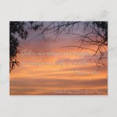 詩篇46:1神は我々の皈依と力である… ポストカード (正面)