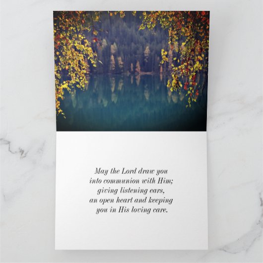 詩篇46:1神は私たちの皈依と力である カード (内部)