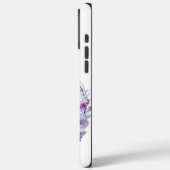 詩篇46:10まだ知っているバイブル紫のフローラ Case-Mate iPhoneケース (裏面 / 左)