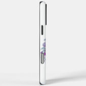 詩篇46:10まだ知っているバイブル紫のフローラ Case-Mate iPhoneケース (裏面 / 右)