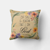 詩篇46:10まだ知っている クッション (裏面)