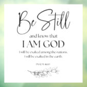 詩篇46:10わたしがまだ神であることを知りなさい ウィンドウサイン (シート3)