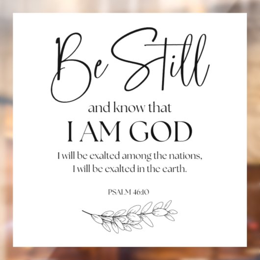 詩篇46:10わたしがまだ神であることを知りなさい ウィンドウサイン (シート2)