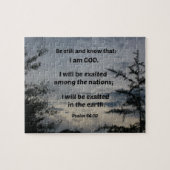 詩篇46:10わたしがまだ神であることを知りなさい ジグソーパズル (横)