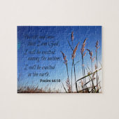 詩篇46:10わたしがまだ神であることを知りなさい ジグソーパズル (横)