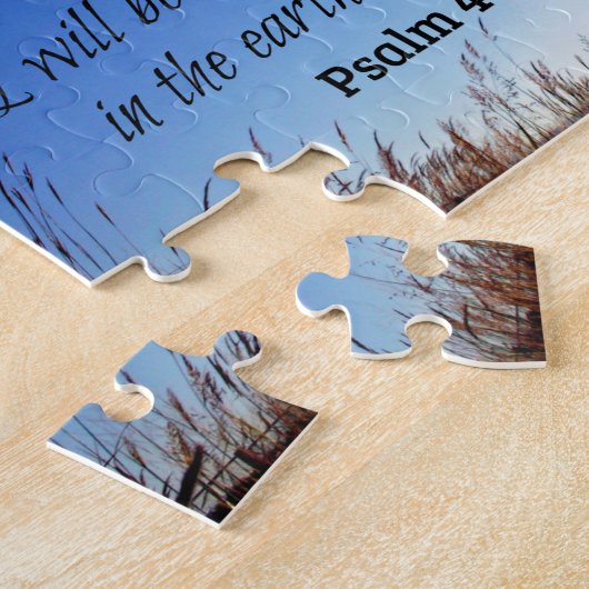 詩篇46:10わたしがまだ神であることを知りなさい ジグソーパズル (側面)