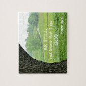 詩篇46:10わたしがまだ神であることを知りなさい。 ジグソーパズル (縦)