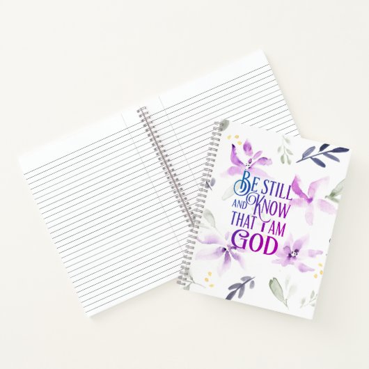 詩篇46:10わたしがまだ神であることを知りなさい ノートブック (内部)