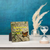 詩篇46:10わたしがまだ神であることを知りなさい。 フォトプラーク (インサイチュ)