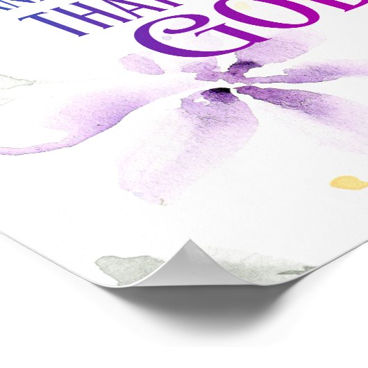 詩篇46:10わたしがまだ神であることを知りなさい ポスター (角)