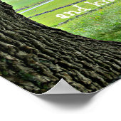 詩篇46:10わたしがまだ神であることを知りなさい。 ポスター (角)