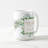 詩篇46:10わたしがまだ神であることを知カスタムれ コーヒーマグカップ (正面右)