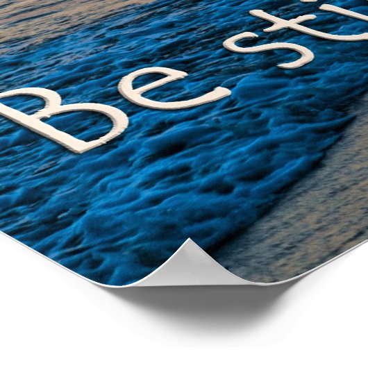 詩篇46:10わたしがまだ神のポスターであることを知りなさい ポスター (角)