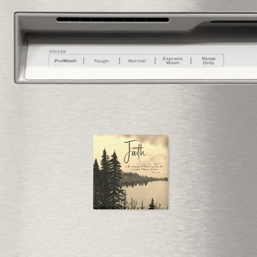 詩篇46:10わたしがまだ神の信仰であることを知りなさい マグネット (インサイチュ (食洗機))