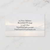 詩篇46:10わたしがまだ神の聖書であることを知りなさい 名刺 (裏面)