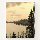 詩篇46:10わたしがまだ神セピアであることを知りなさい ノートブック (裏面)